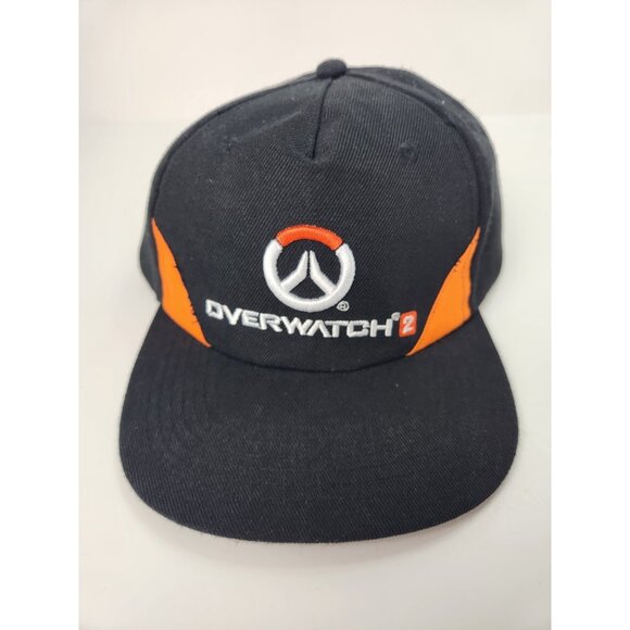 Overwatch 2 Snapback Hat Cap Adult One Size Blizzard Activision 2023 Black - Picture 1 of 9